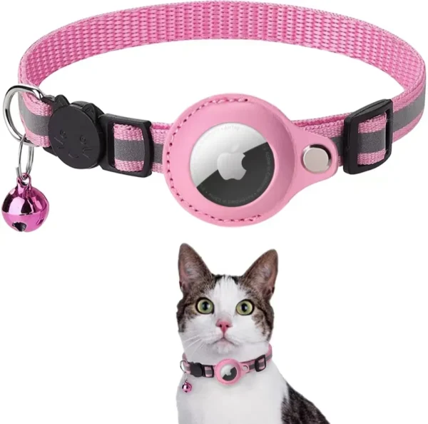 Airtag Pet Collar, Adjustable Cat Collar with Airtag Holder for Kittens, Dogs - Image 3