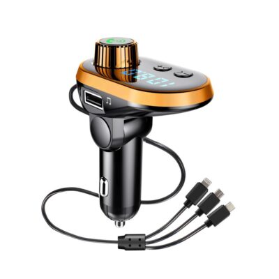 Bluetooth FM Transmitter for Car With Charger Type C and iPhone