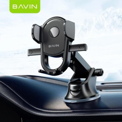 BAVIN PS23 360 Degree Anti-Shake Strong Clamping Universal Dashboard Mobile Phone Holder