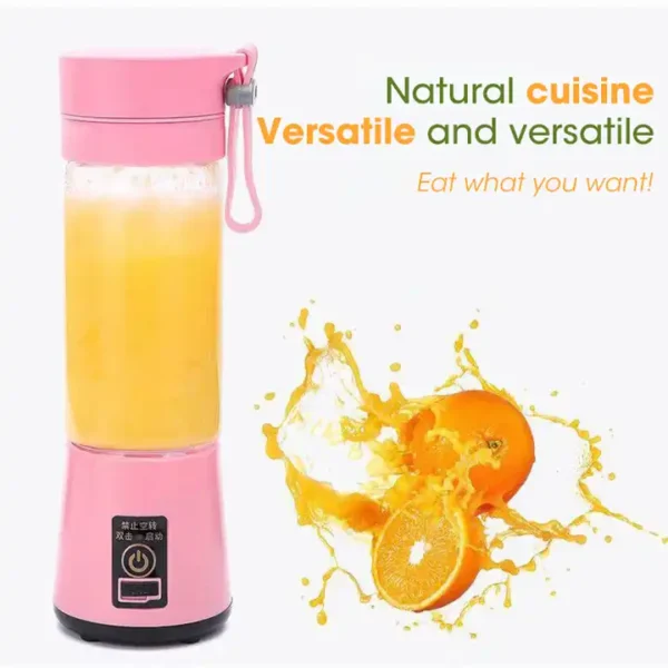 380ML Mini Blender for  Shakes, Portable Electric Fruit Juicer - Image 2