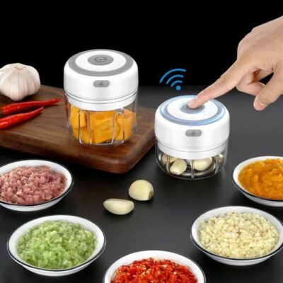 Mini Multifunction Chopper Wireless USB Charging Portable Electric Garlic Masher Vegetable Grinder