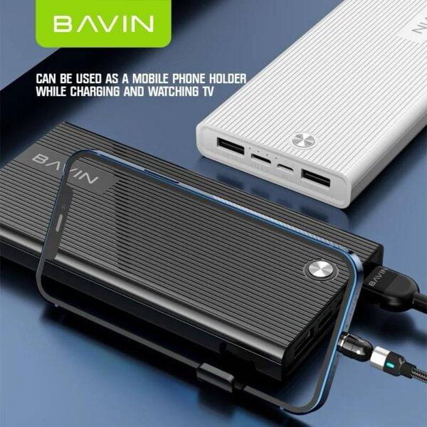 BAVIN PC050  Slim Portable 10000mah 2 Usb power bank - Image 4