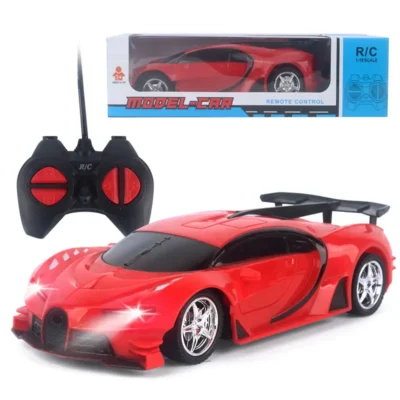 Rechargeable High Speed RC Cars Vehicle Racing With Led Light Remote Control Car