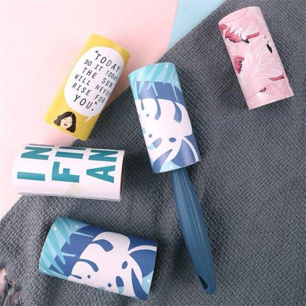 Cartoon Lint Roller Dusting Sticky Hair Brush Straight Shank Dusting Brush - Image 2