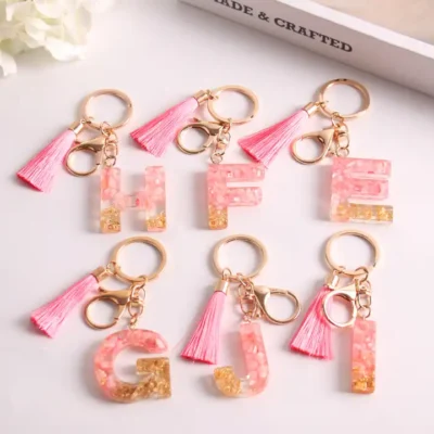 Alphabet Handbag Charms  Letter Keychain