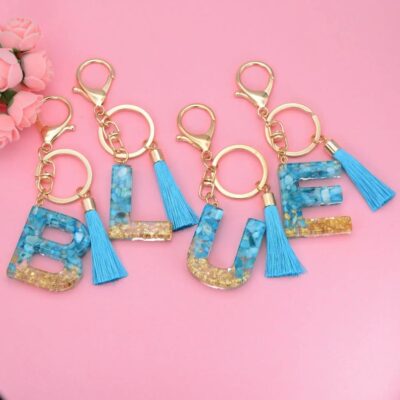 Alphabet Handbag Charms  Letter Keychain