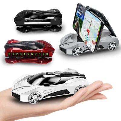 Universal Multifunction Car Shaped Cool Car Air Vent Dashboard Mobile Phone Holder Holders