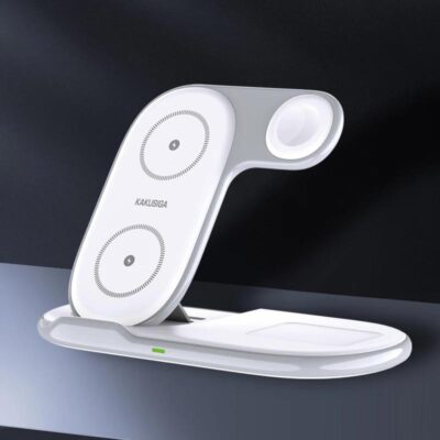 KAKUSIGA High Quality 3-in-1 Folding Wireless Charging Desktop Stand