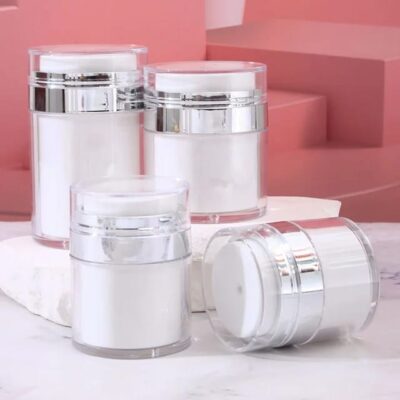 Reusable Airless Pump Cosmetic Jar Vacuum Cream Bottle Container